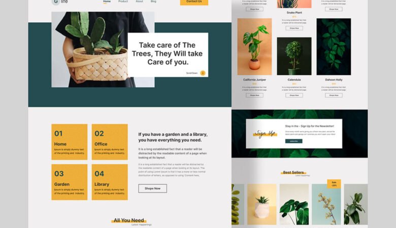 Greenlife Online Nursery – UI/UX Design Review